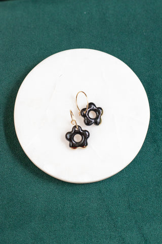 KAG Ceramic Flower Earrings