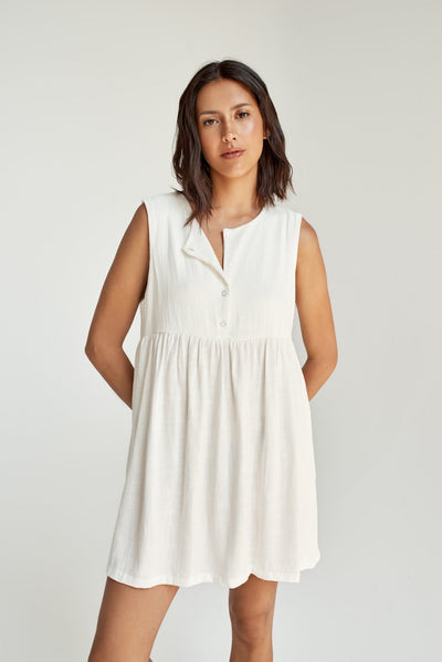 DAILYSTORY Robe Leane - Blanc