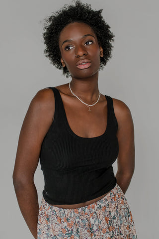 LOUVE Camisole Rib Scoop