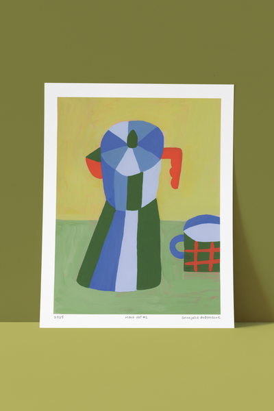 ANNE JULIE DUDEMAINE Affiche Moka Pot 2