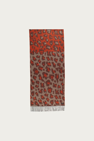 FRAAS Foulard Cashmink Léopard - Orange