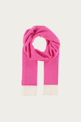 FRAAS Herringbone Pattern Wool Scarf