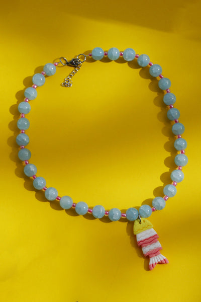 AGILE CROCODILE Fish Necklace