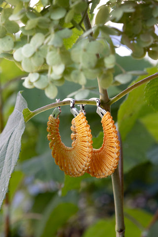 RAÏZ Boucles d'Oreilles Zinnia Argent