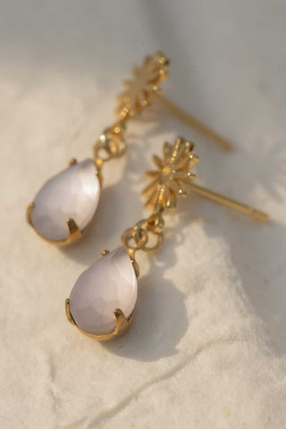 SANDRINE DEVOST Boucles d'Oreilles Lila