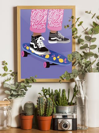 BLACK PEARL Skate Poster