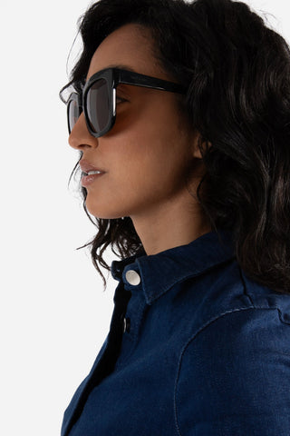 MATT & NAT Lunettes de Soleil Charlet - Noir