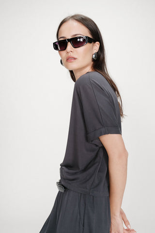 GRACE & MILA T-shirt Parma - Anthracite