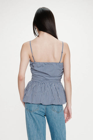 GRACE & MILA Bustier Péplum Valo - Marine