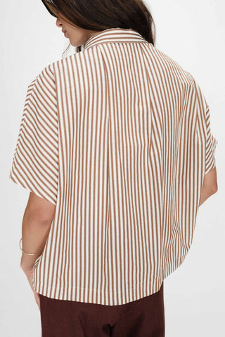 GRACE & MILA Shirt Vercia - Mocha