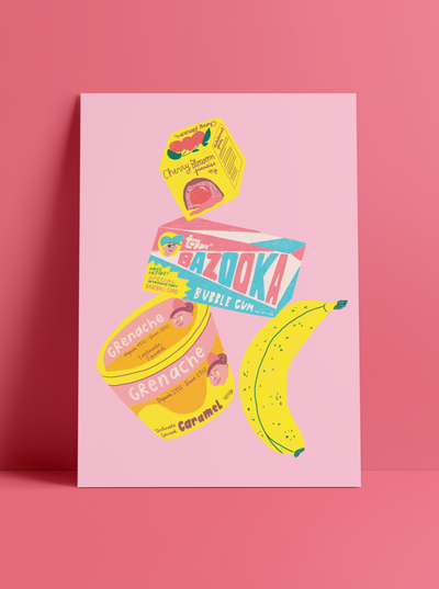 ANNE JULIE DUDEMAINE Affiche Stack of Snacks