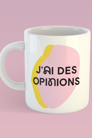 OUI MANON Tasse - J'ai des opinions