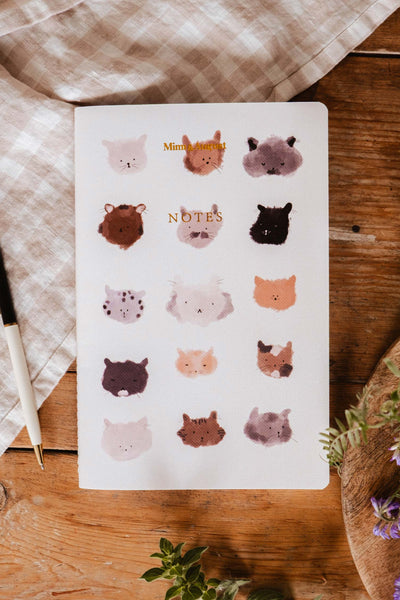 MIMI &amp; AUGUST Notebook The Purrfect