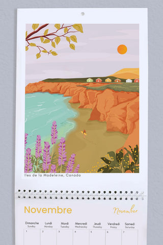 ITSFUNNYHOWWW Calendrier 2026 - Voyage