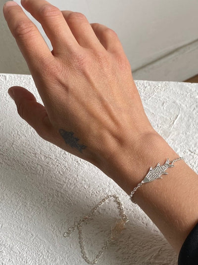 BILAK JEWELRY Enki Bracelet - Silver