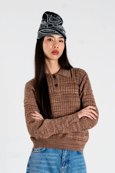 WOODBIRD Mouls Knitted Polo Shirt