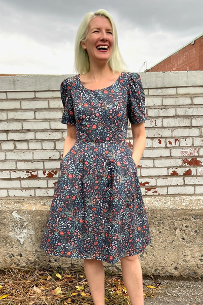 BIRDS OF NORTH AMERICA Winter Chippy Dress - Tramonto