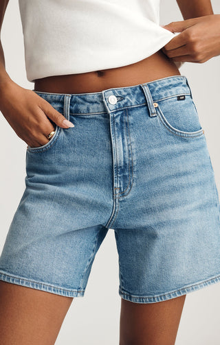 MAVI Shorts en Jeans Heidi Long - Bleu Classique