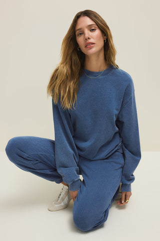 Z SUPPLY Jogging Downtown - Calypso Indigo