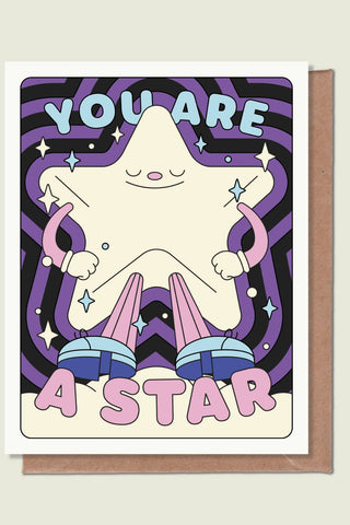 SWORD RABBIT STUDIO Greeting Card - You Are A Star