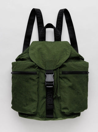 BAGGU Backpack de Sport - Bay Laurel,  sac à dos vert forêt. Vendu à Montréal.