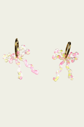 DCONSTRUCT Boucles d'Oreilles Boucle - Confettis Néon