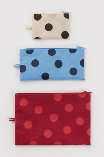 BAGGU Pochettes Plates - Polka Dot Mix