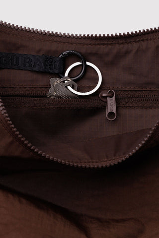 BAGGU Sac Moyen Crescent Nylon - Coffee