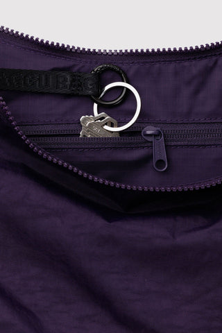 BAGGU Sac Moyen Crescent Nylon - Figue