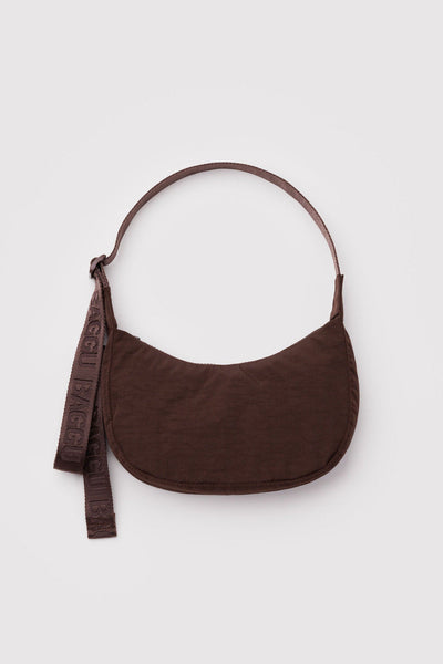 BAGGU Sac Petit Crescent Nylon - Coffee