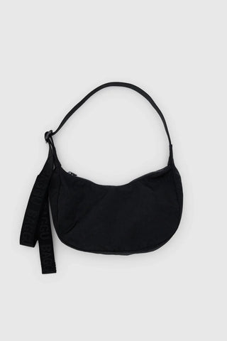 BAGGU Small Crescent Nylon Bag - Black 