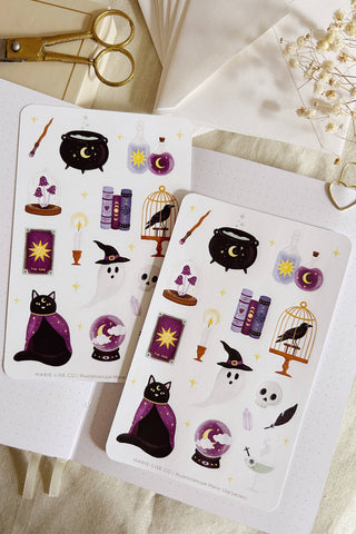 MARIE-LISE Feuille d'autocollants - Spooky