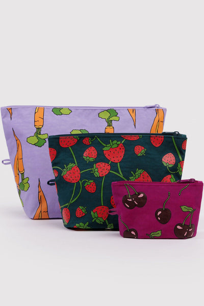 BAGGU Pochette Go - Carotte et Fruits