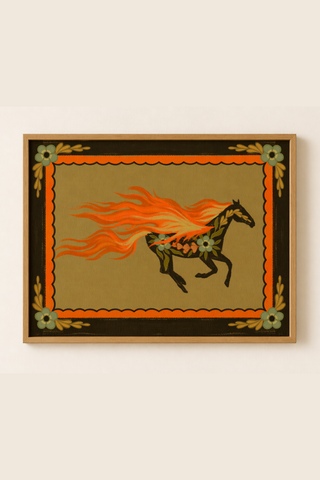 HILARY JANE Affiche Fire Horse