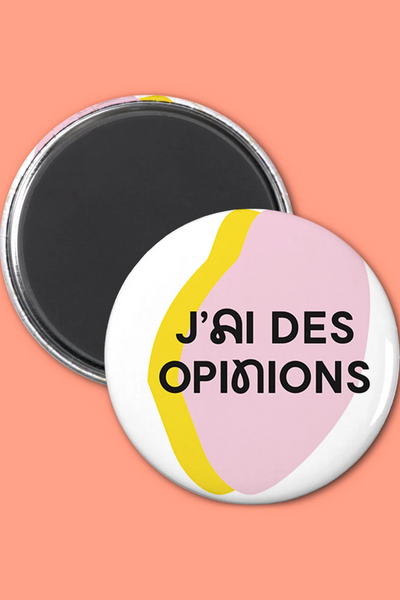 OUI MANON Aimant - J'ai des opinions
