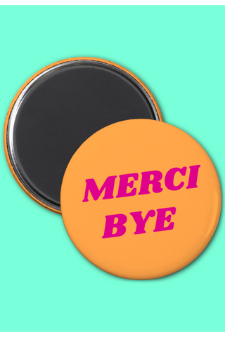 OUI MANON Aimant - Merci bye