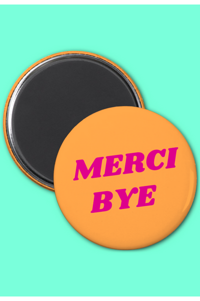 OUI MANON Aimant - Merci bye