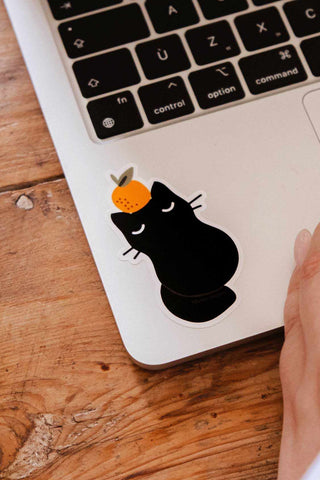 MIMI & AUGUST Vinyl Sticker - Clementine Cat