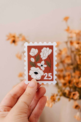 MIMI & AUGUST Vinyl Sticker - Flower Stamp