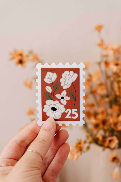 MIMI & AUGUST Vinyl Sticker - Flower Stamp