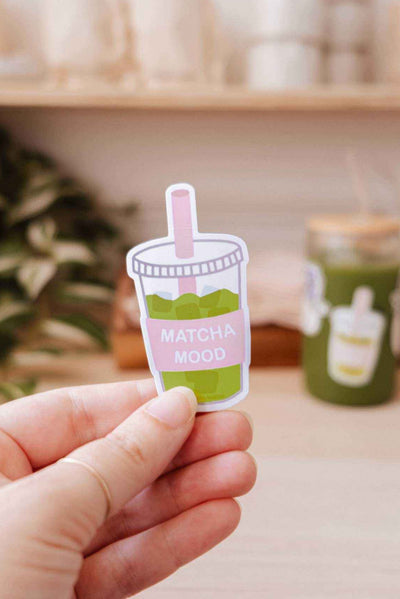 MIMI & AUGUST Vinyl Sticker - Matcha Mood