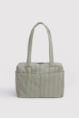 BAGGU Cloud Everyday Bag - Sage Stripe