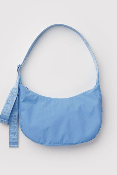BAGGU Medium Crescent Nylon Bag - Pool