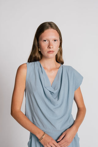 ALLISON WONDERLAND Blouse Wren - Baby Blue