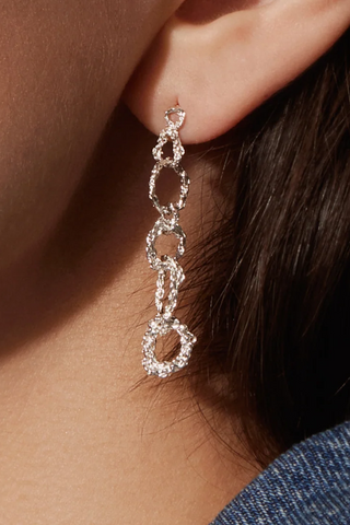 CAMILLETTE Boucles d'oreilles Assemblage - Argent
