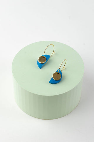 COLLAGE STUDIO Boucles d'Oreilles Demi-Cercle