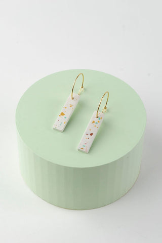 COLLAGE STUDIO Boucles d'Oreilles Rectangle