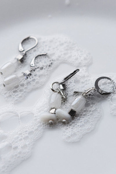 ANNE-MARIE CHAGNON Boucles d'Oreilles Clarina - Écume