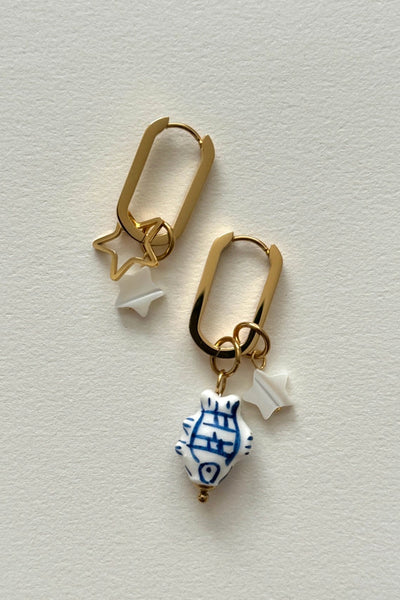 NAMASTE JEWELRY Boucles d'Oreilles Poisson