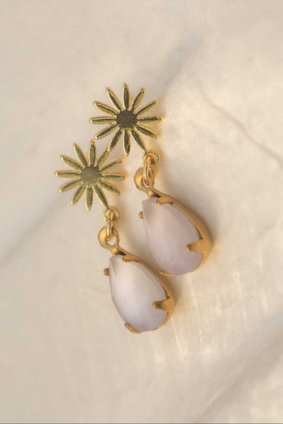 SANDRINE DEVOST Boucles d'Oreilles Lila